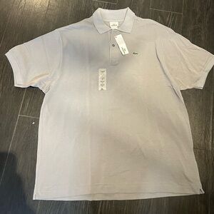 Lacoste Men's Gray Polo Shirt